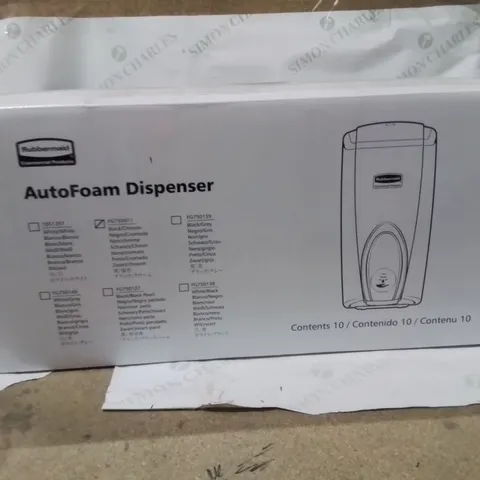 BOXED RUBBERMAID FOAM DISPENSER 