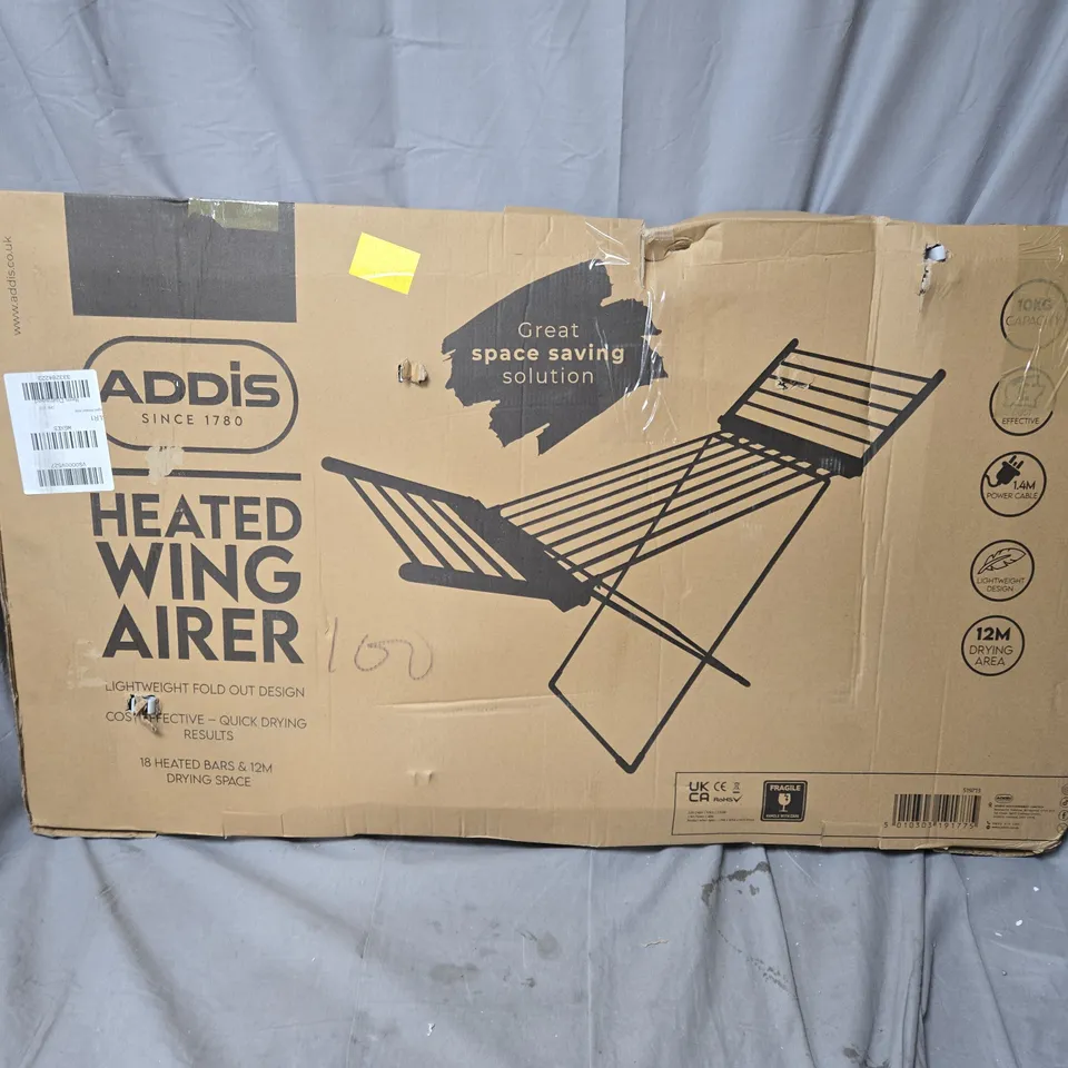 ADDIS WINGED HEATED AIRER - COLLECTION ONLY