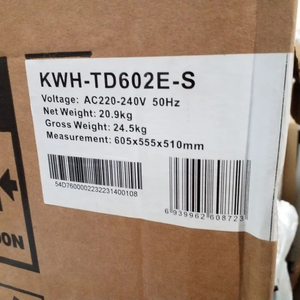 BOXED COMFEE KWH-TD602E-S FREESTANDING TABLE TOP COMPACT DISHWASHER SILVER - UNPROCESSED RAW RETURN 