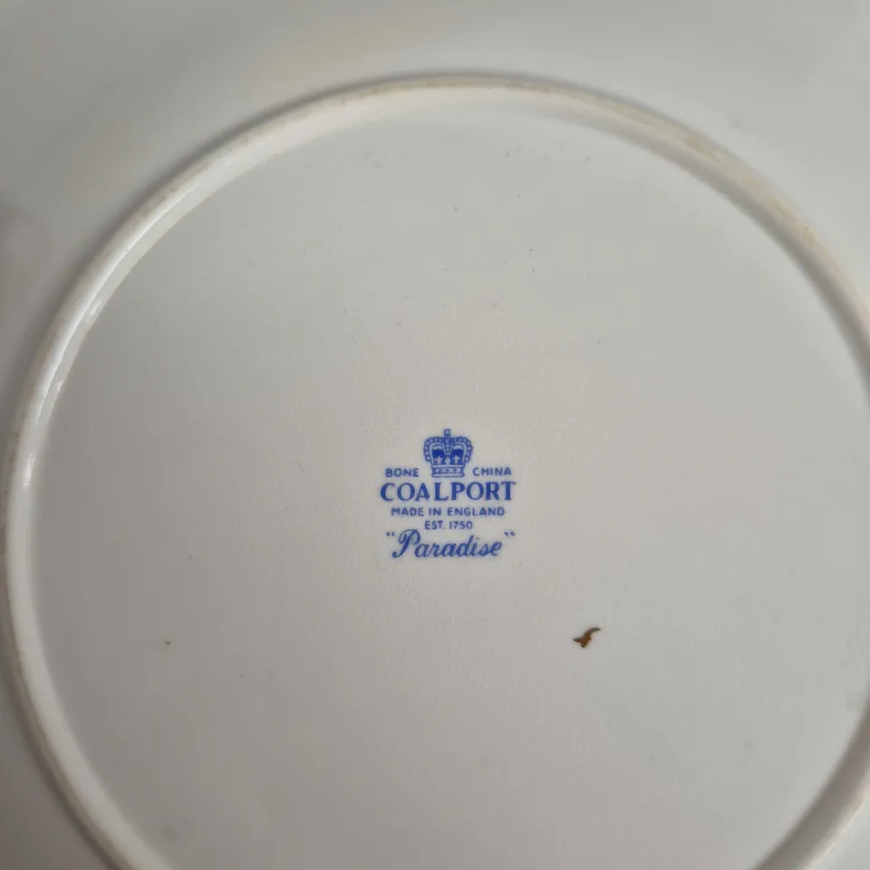 COALPORT PARADISE BONE CHINA PLATE