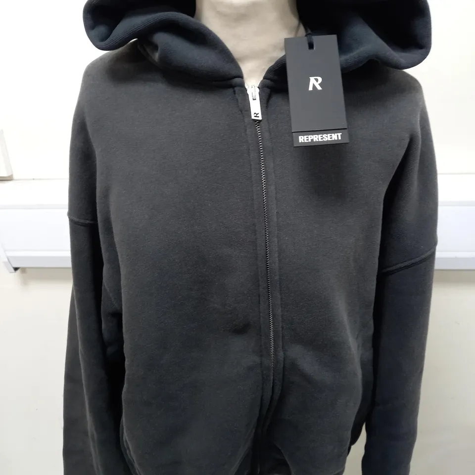 SMALL DARKY GREY REPRESENT HOODIE 