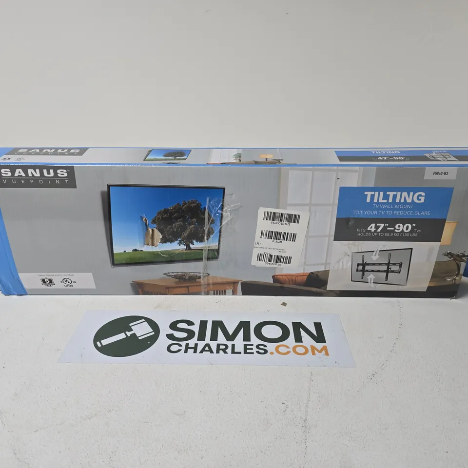 BOXED SANUS VUEPOINT TILTING WALL MOUNT - 47"- 90"