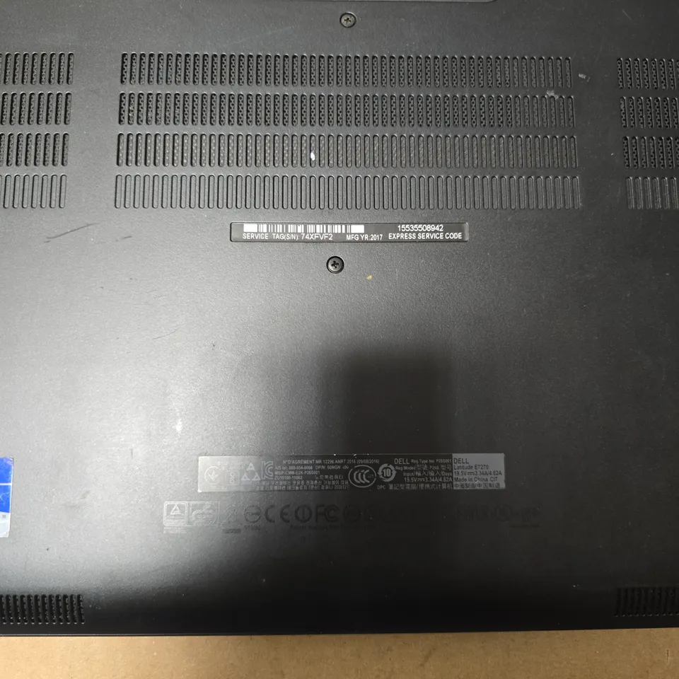 DELL LATITUDE E7270 LAPTOP – I5-6300U, 4GB RAM, 128GB SSD, 12.5" DISPLAY (ULTRABOOK)