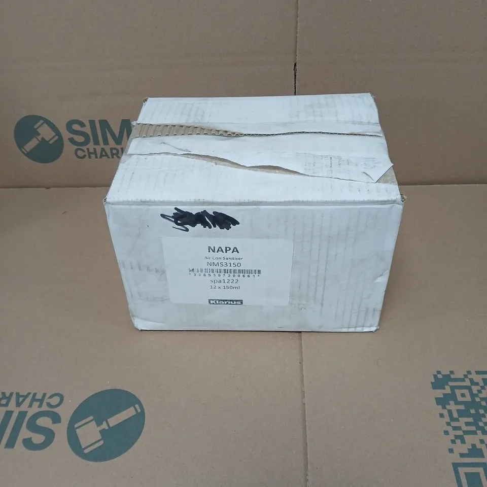 12 X NAPA AIR CON SANITISER 150ML BOXED
