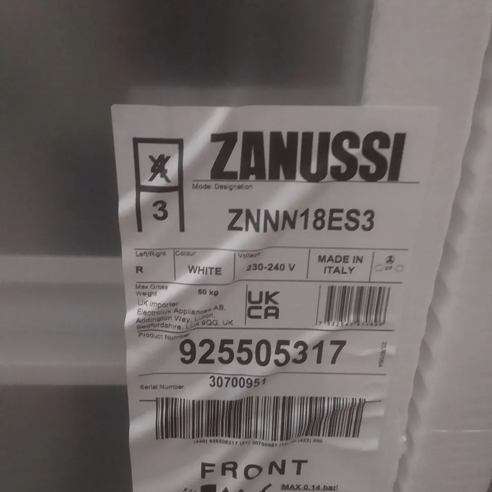 ZANUSSI ZNNN18ES3 FRIDGE FREEZER RRP £734.00