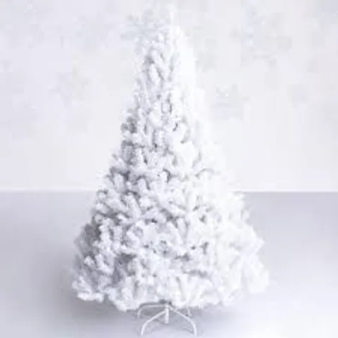 BOXED COSTWAY WHITE ARTIFICIAL CHRISTMAS TREE 8FT