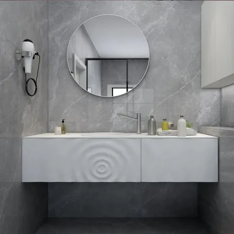 BOXED ARIVACA 1344mm WALL HUNG SINGLE VANITY UNIT (3 BOXES)