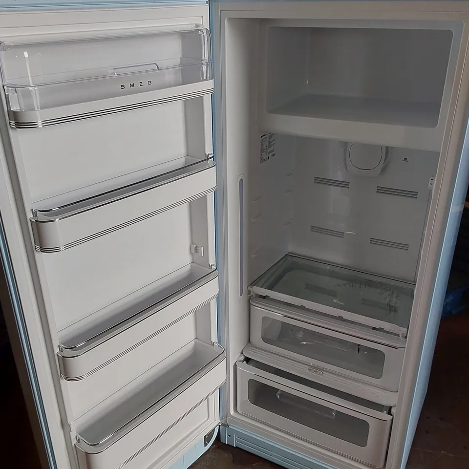 SMEG FAB28LPB5UK FRIDGE WITH ICEBOX - PASTEL BLUE
