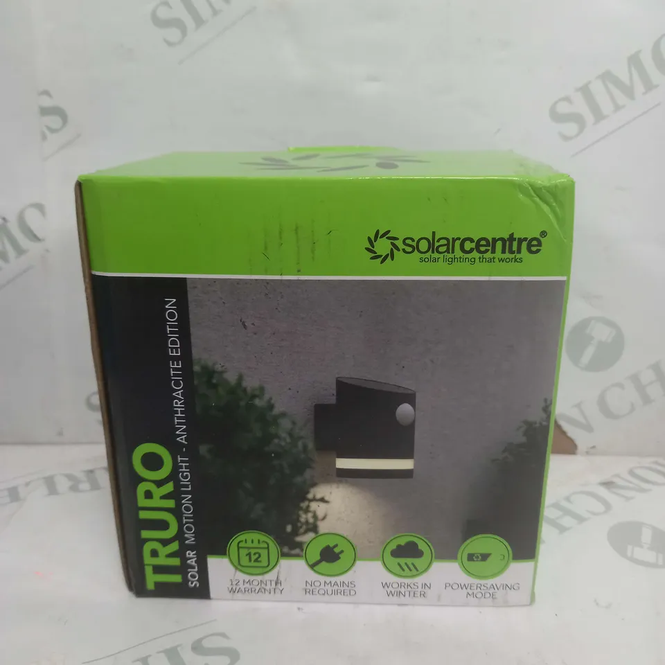 TRURO SOLAR MOTION LIGHT - ANTHRACITE EDITION