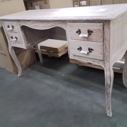 HOMESDIRECT365 VINTAGE STYLE MONTPELLIER BLANC DRESSING TABLE