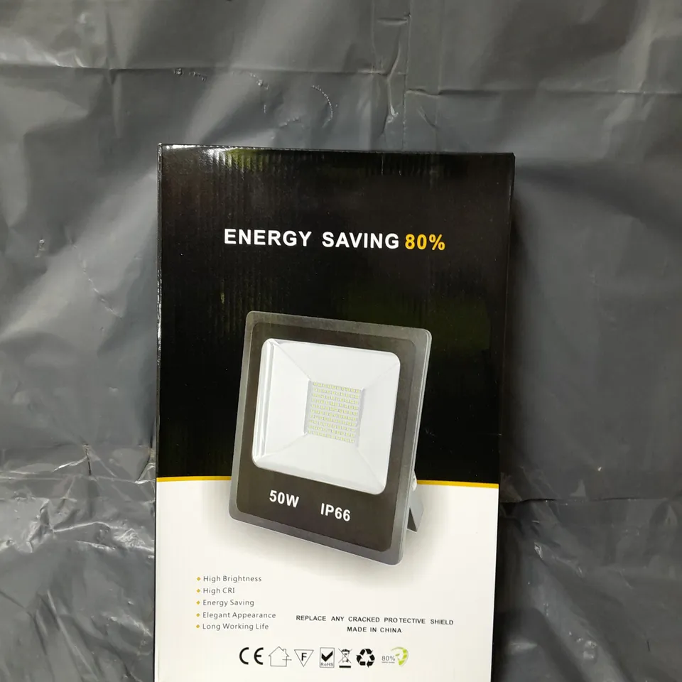 10 BOXED ENERGY SAVING IP66 OUTDOOR SPOTLIGHTS 50W