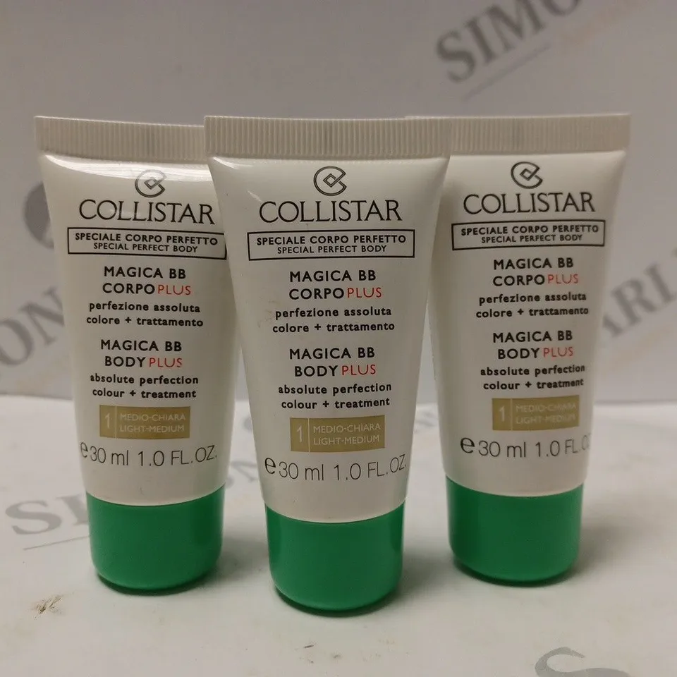 BOX OF APPROX 125 X 30ML COLLISTAR MAGICA BB BODY PLUS COLOUR + TREATMENT #1 LIGHT-MEDIUM 