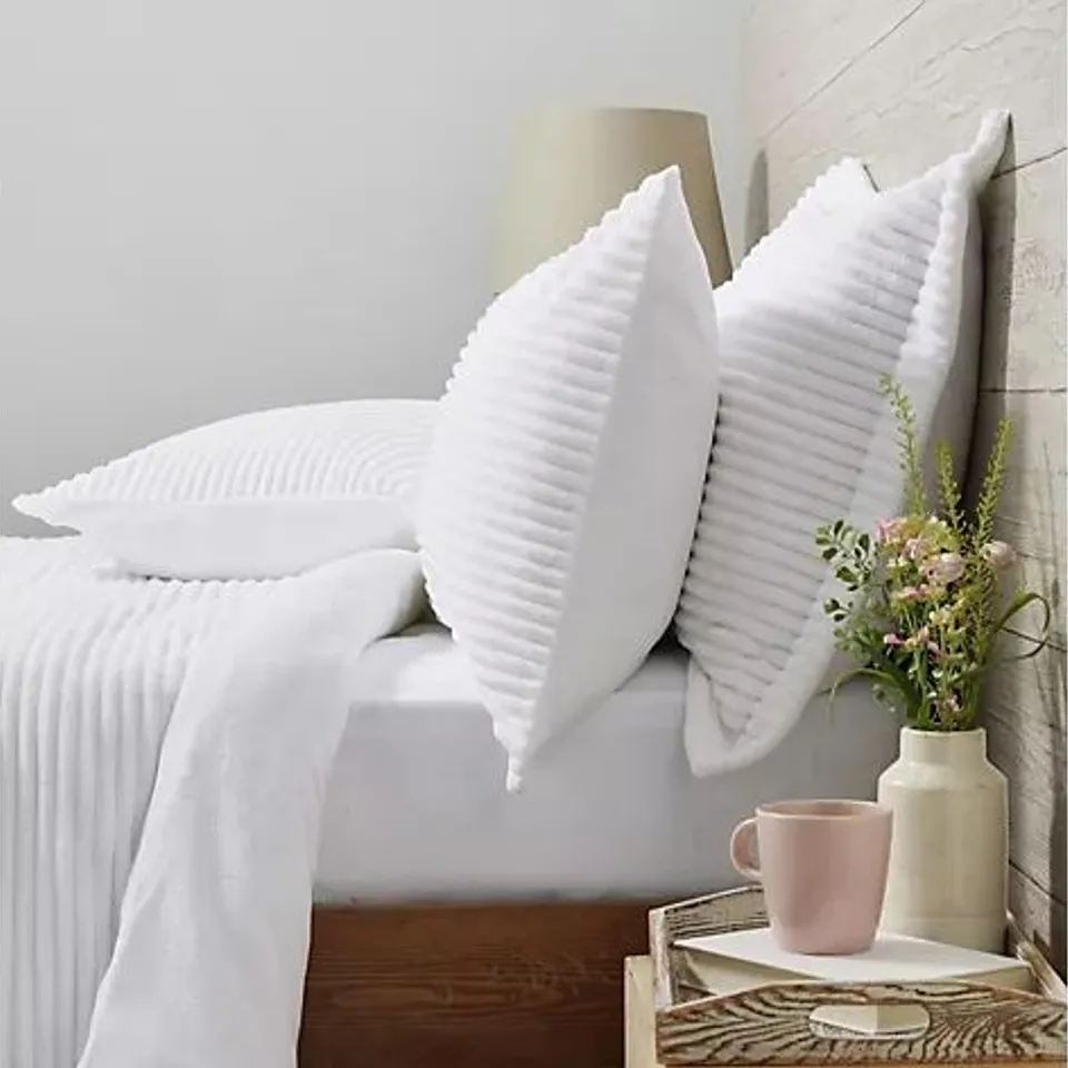 COZEE HOME STRIPE VELVETSOFT 6 PIECE DUVET SET DOUBLE