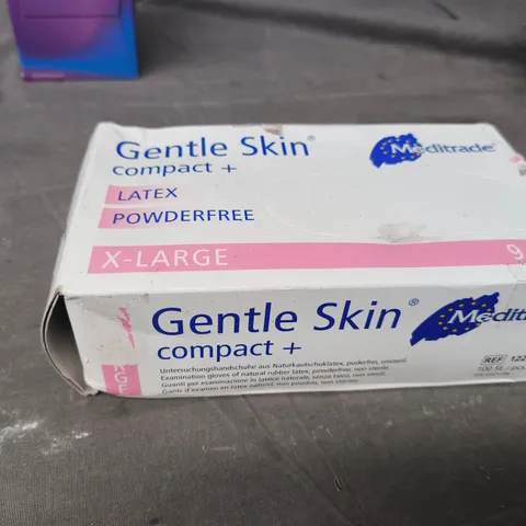 APPROXIMATELY 10 ASSORTED HOUSEHOLD ITEMS INCLUDING KLEENEX TISSUES AND LATEX POWDER FREE GLOVES 