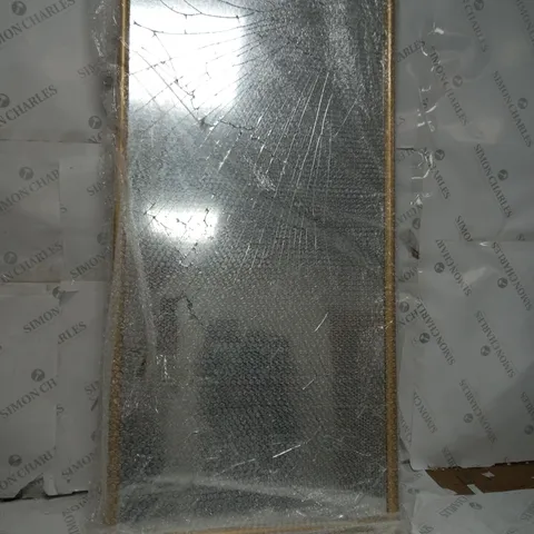 BOXED ALISON CORK PEACOCK FULL LENGTH WALL MIRROR - COLLECTION ONLY