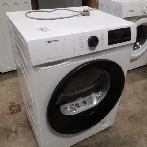 HISENSE DH1Q802BW2 8KG HEAT PUMP DRYER