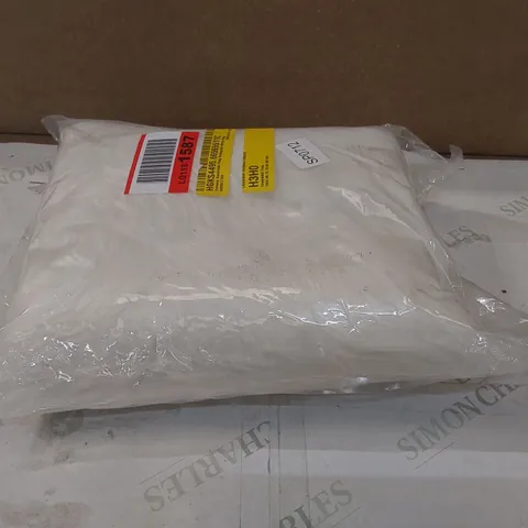 BAGGED EVERSOLE HANDMADE SHAG RETANGULAR WHITE RUG - SIZE UNSPECIFIED 