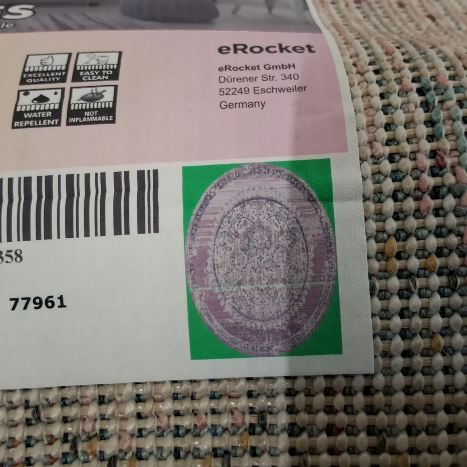 BRAND NEW PACO TORRES ROUND RUG IN PINK - 160X160CM ROUND