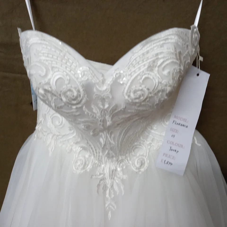 LYDIA COUTURE FLORENCE WEDDING DRESS - 10