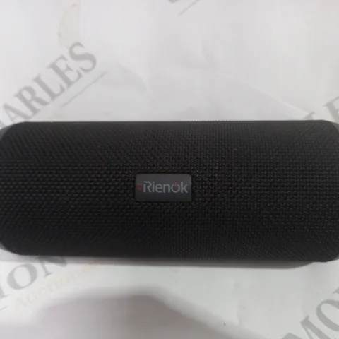 RIENOK BLACK PORTABLE SPEAKER