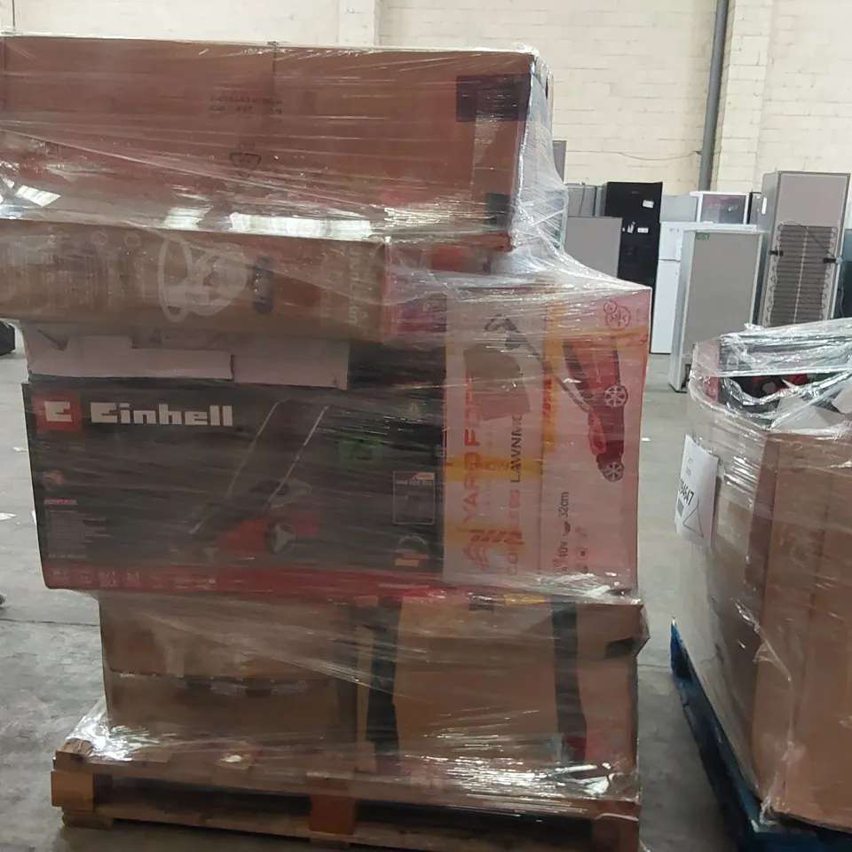 PALLET OF APPROXIMATELY 15 UNPROCESSED RAW RETURN HOUSEHOLD AND ELECTRICAL GOODS TO INCLUDE;