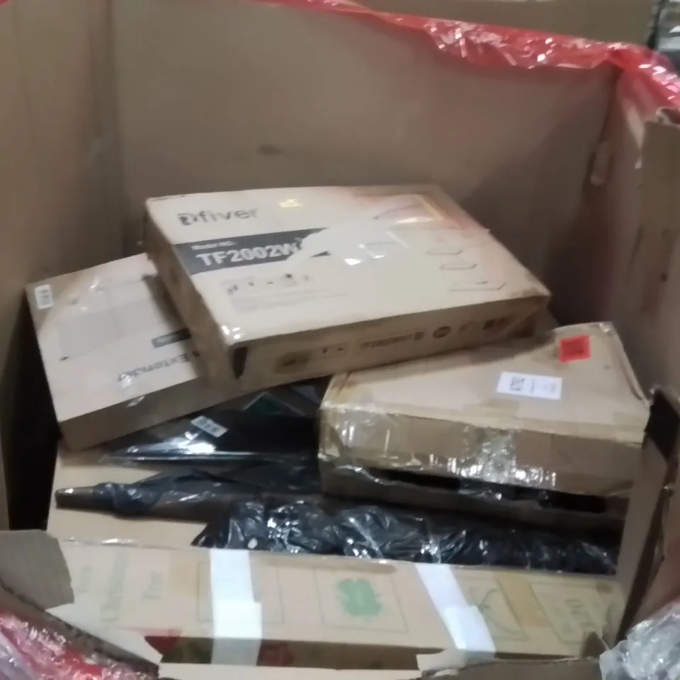 PALLET OF ASSORTED HOUSEHOLD GOODS AND PRODUCTS TO INCLUDE;COOLING FAN,SCOOTER,PILLOW