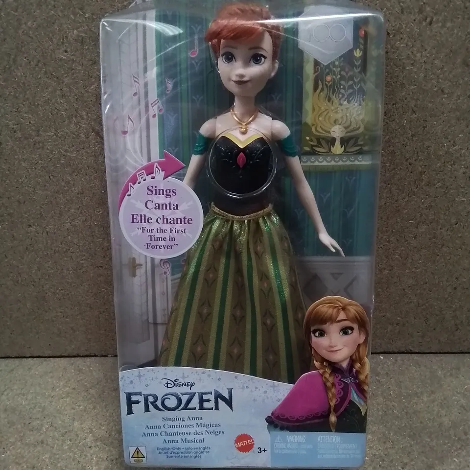 BOXED FROZEN SINGING ANNA