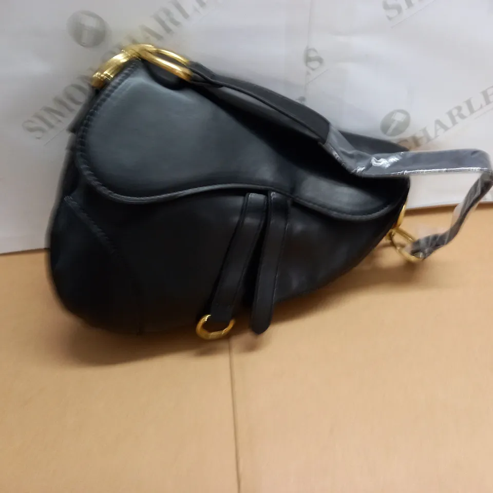 EGO BLACK PU HAND BAG