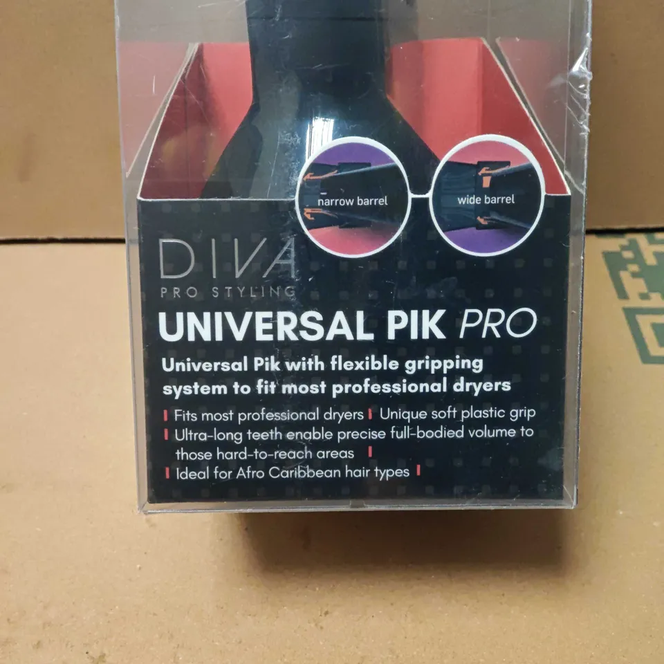 DIVA PRO STYLING UNIVERSAL PIK PRO – HAIR DRYER STYLING SYSTEM WITH NARROW & WIDE BARRELS