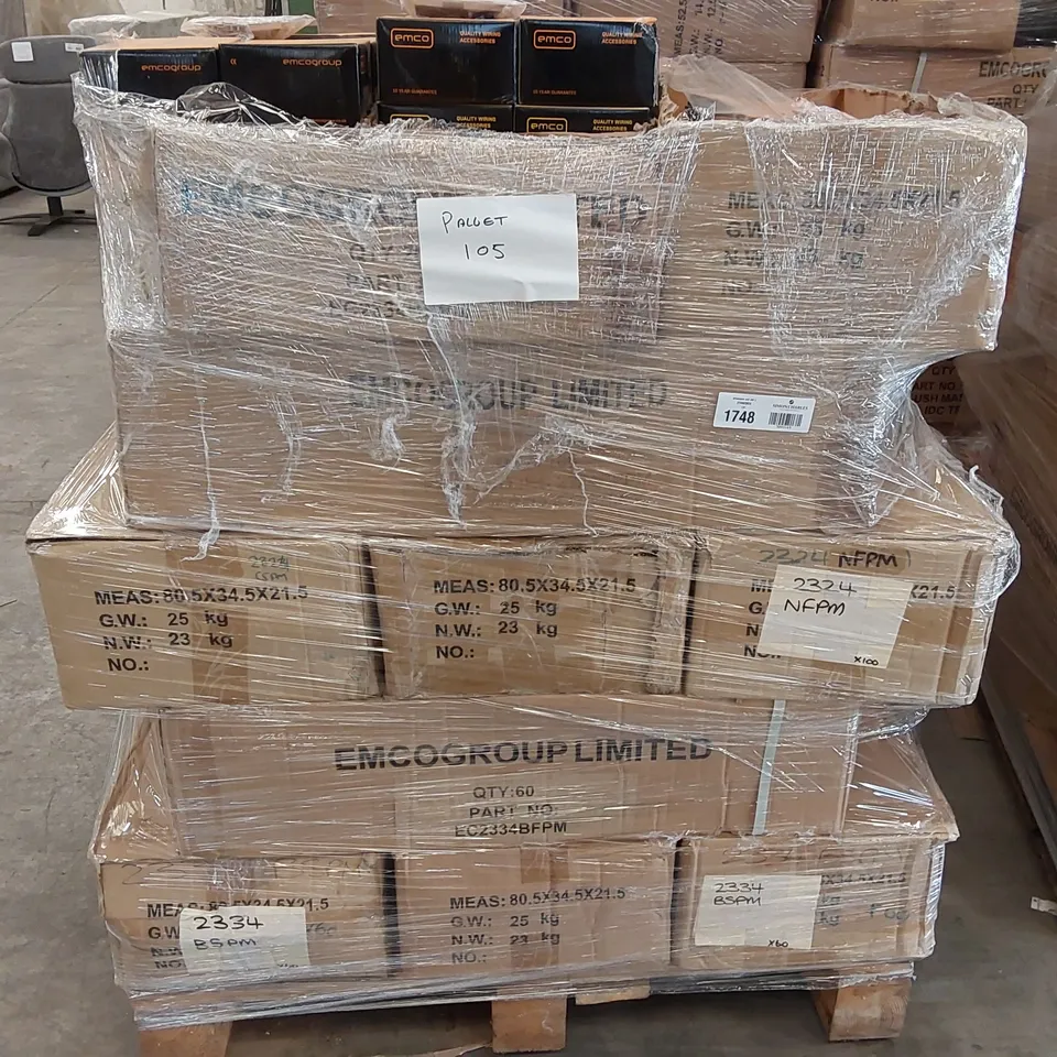 PALLET OF APPROXIMATELY  ASSORTED ELECTRICAL ITEMS/COMPONENTS TO INCLUDE: SWITCHES