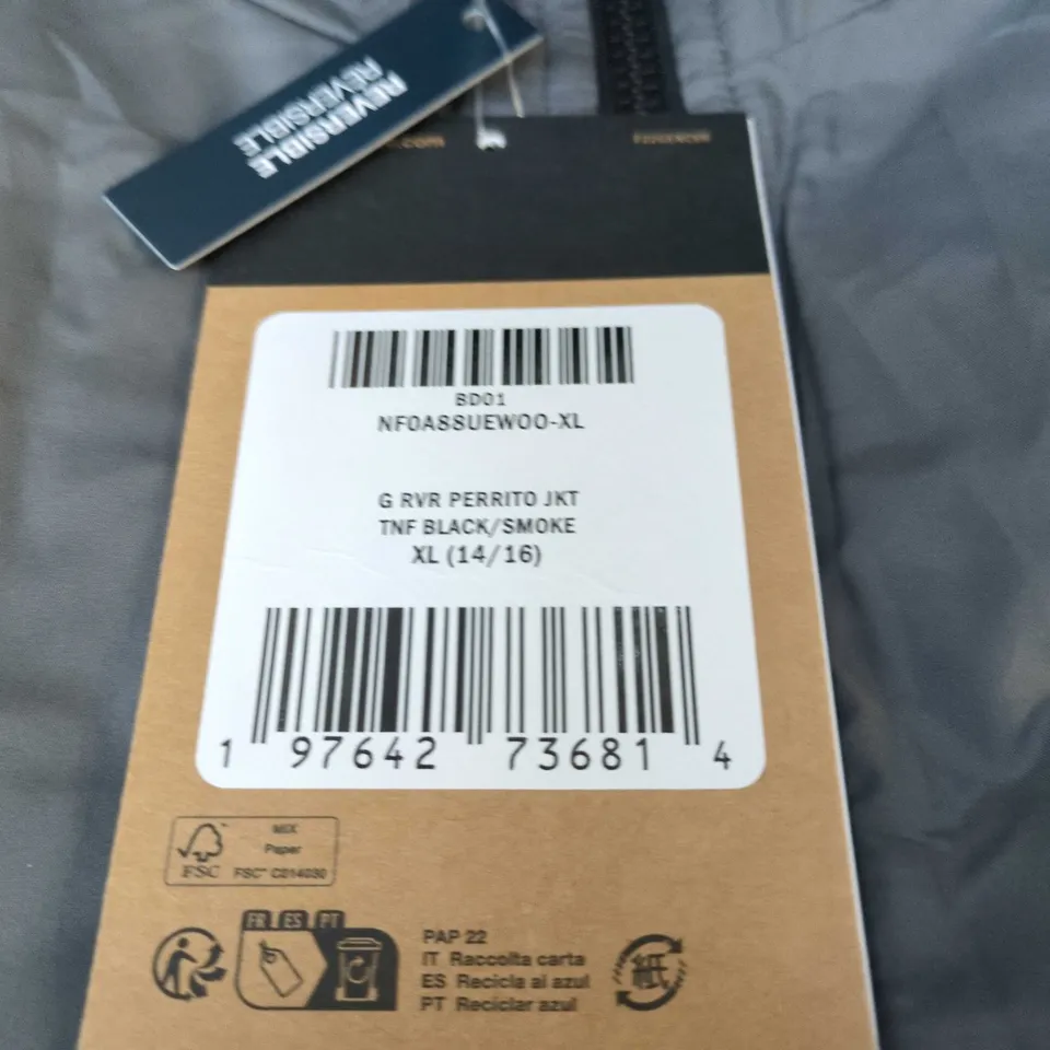 THE NORTH FACE PUFFER JACKET –REVERSEABLE - XL - WOMENS