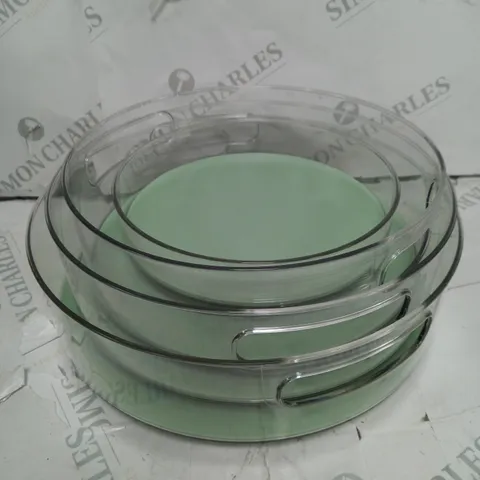 COOK ESSENTIALS SET OF 4 SPINNING PLATES