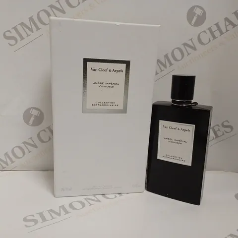 BOXED VAN CLEEF AND ARPELS COLLECTION EXTRAORDINARE AMBER IMPERIAL EAU DE PARFUM SPRAY - 75ML