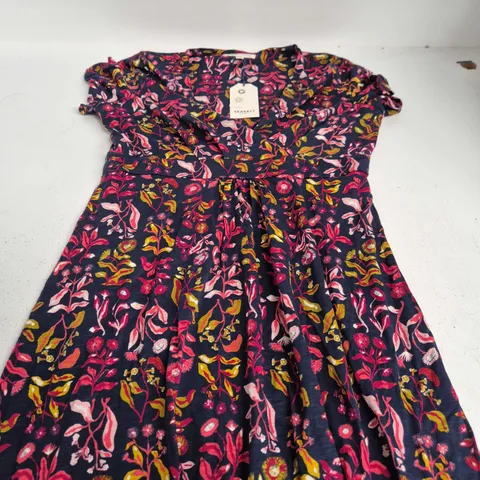 SEASALT CORNWALL CHAPELLE DRESS β INKY BOTANICAL MARITIME, UK 14