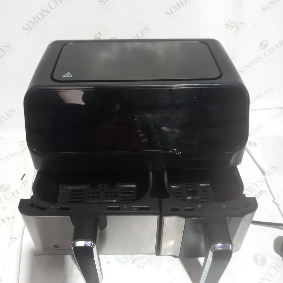 BOXED COOK'S ESSENTIALS 7.7L DUAL AIR FRYER 