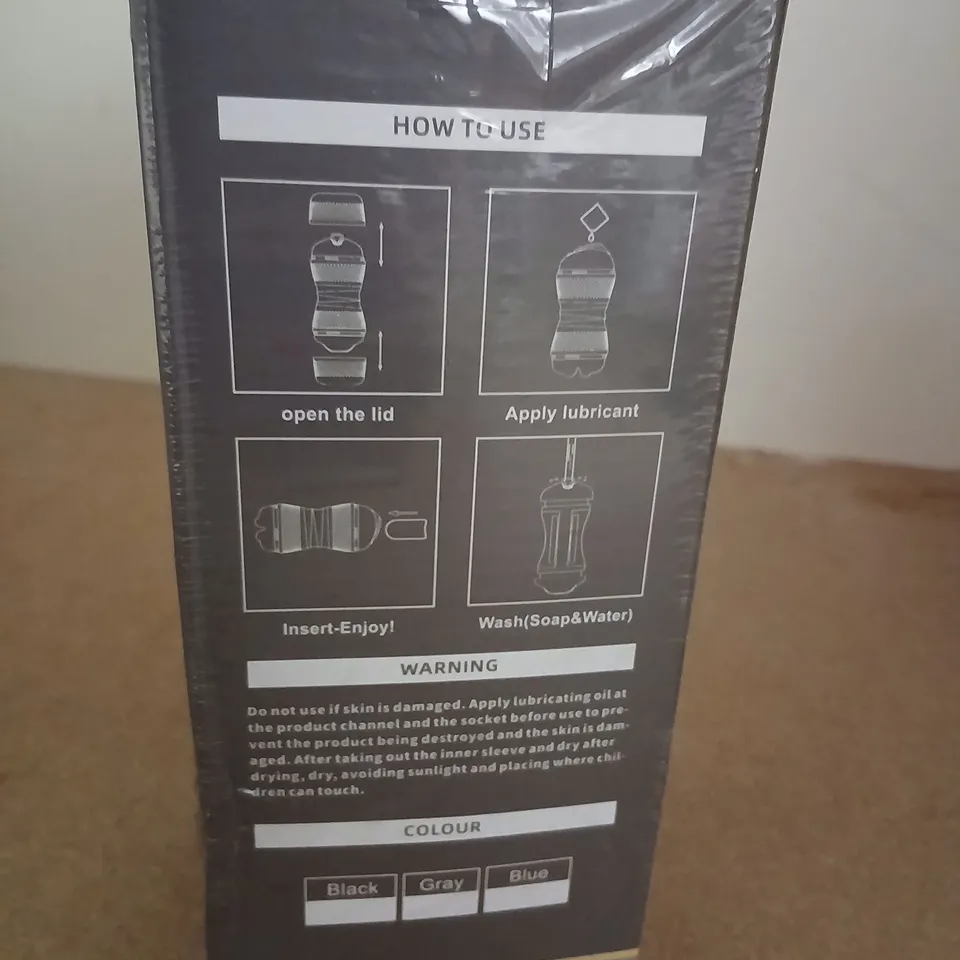 MASSAGE TOY – BOXED ADULT MASSAGER (COLOUR OPTIONS BLACK/GRAY/BLUE)