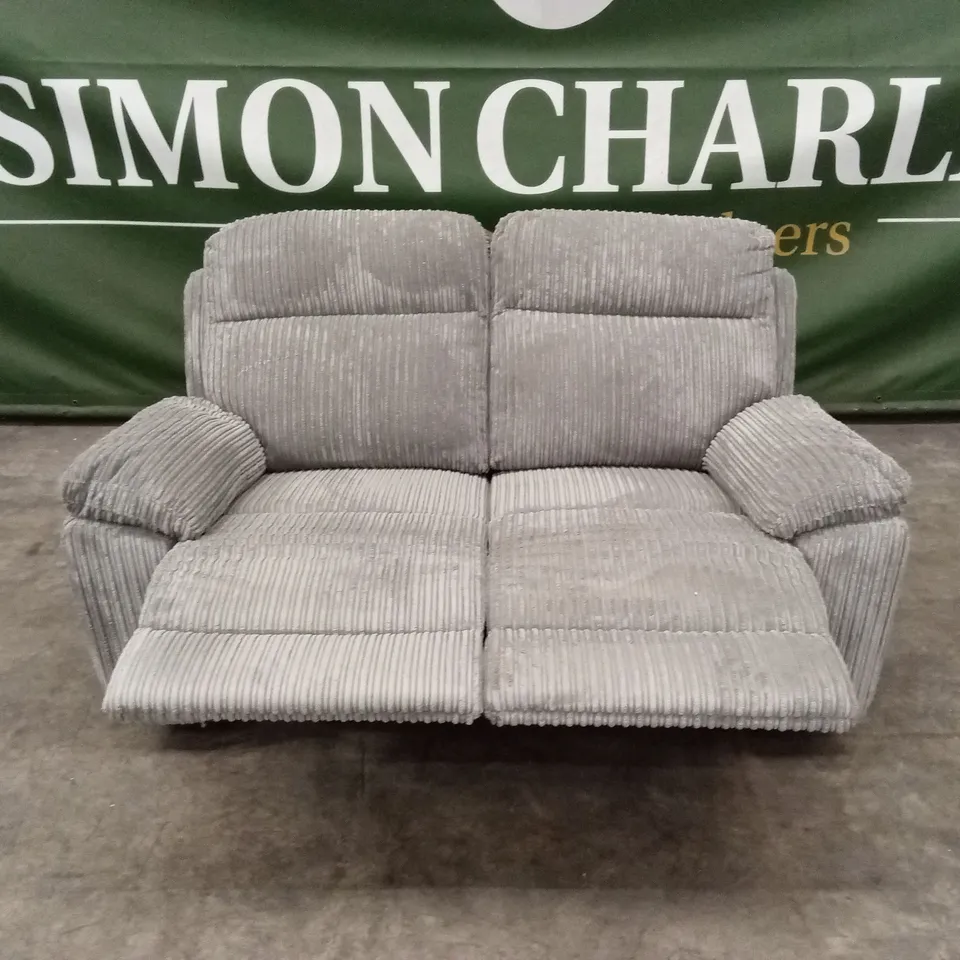 BARON FABRIC 2 SEATER MANUAL RECLINER SOFA RRP £799