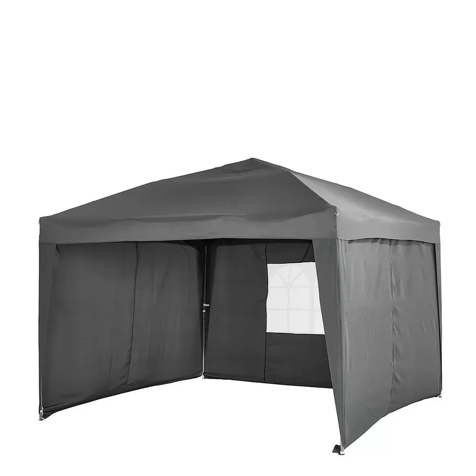 BOXED 2.5 X 2.5 POP UP GAZEBO WITH 3 SIDE PANELS - COLLECTION ONLY RRP £139.99