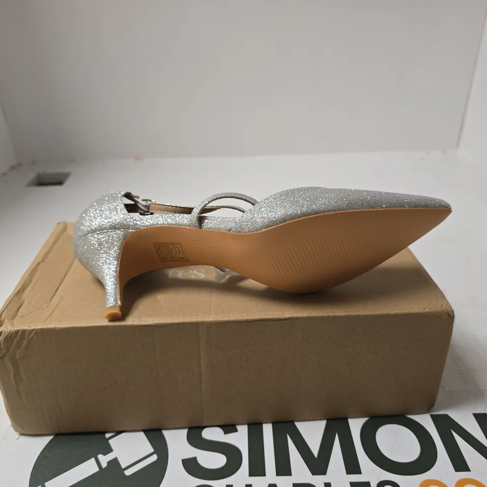 WHERES THAT FROM WOMENS GLITTER SHOES UK 7 BOXED