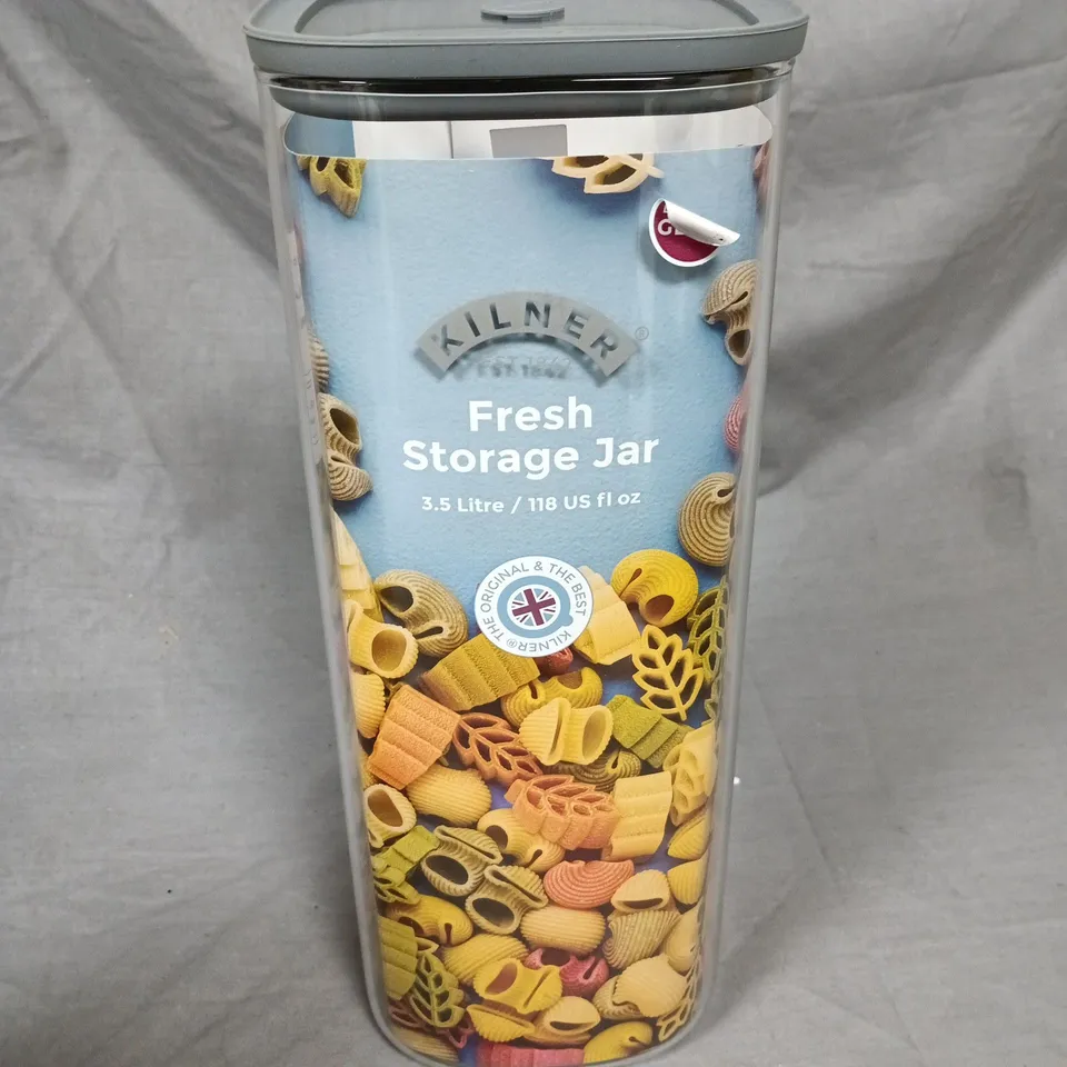 KILNER 3.5L GLASS FRESH STORAGE JAR