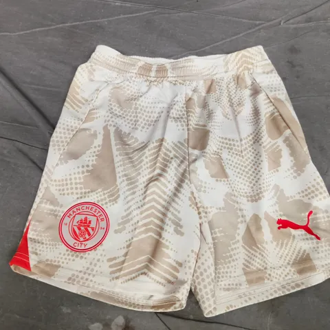 PUMA MANCHESTER CITY GK SHORTS REPLICA JNR - UK 13-14Y