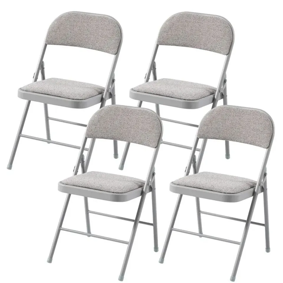 BOXED SYMPLE STUFF CARDIN FOLDING CHAIRS - SET OF 4 (1 BOX)