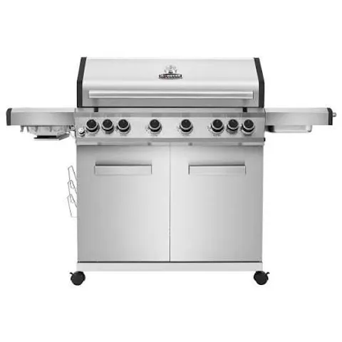 BOXED MONSTER GRILL 6 BURNER BBQ GAS BBQ GRILL WITH SIDE BURNER - STAINLESS STEEL SKU: MG6BBQHDF2 QUICKFIND CODE: 1779803