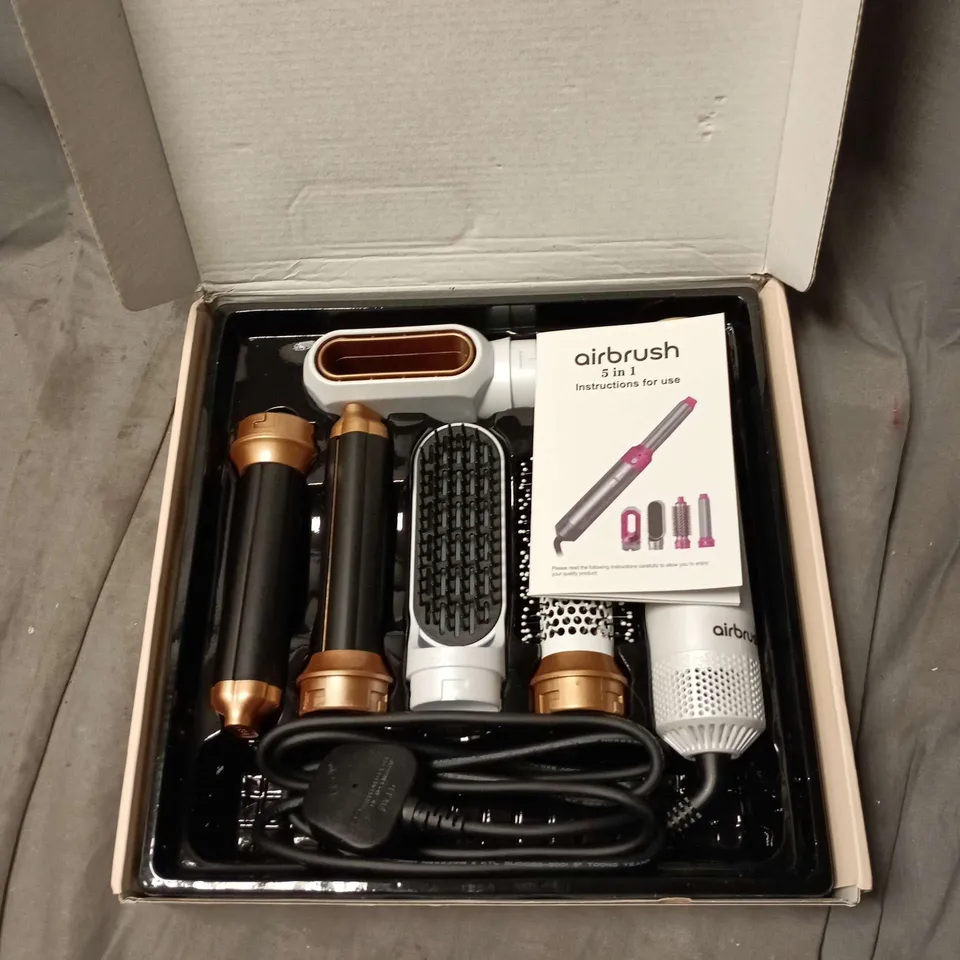 AIRBRUSH MULTI FUCTIONAL HAIR STYLER 5 IN 1 BOXED