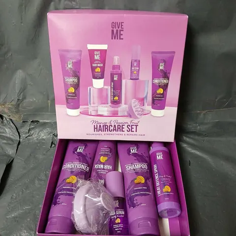 GIVE ME MANGO & PASSIONFRUIT HAIR CARE GIFT SET