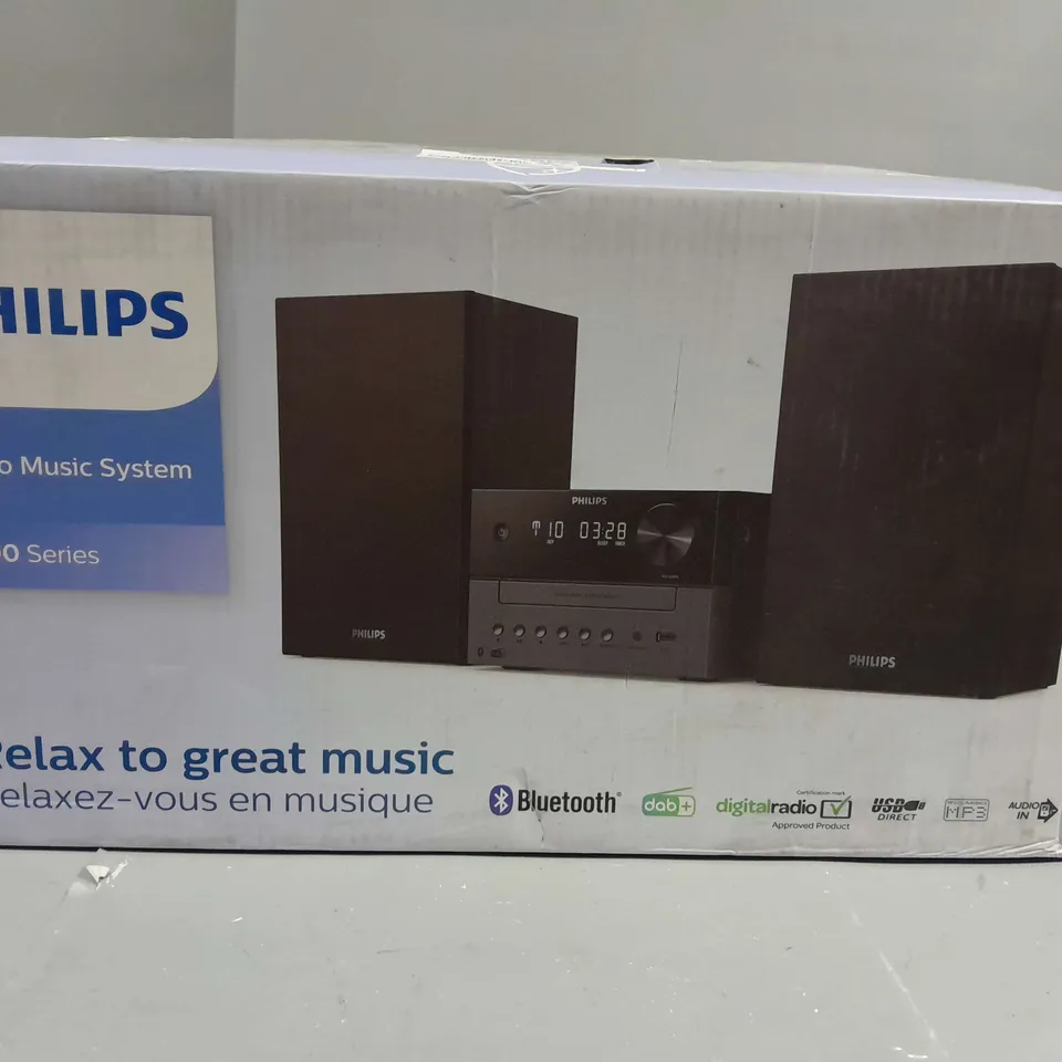 BOXED PHILIPS MICRO MUSIC SYSTEM 3000 SERIES