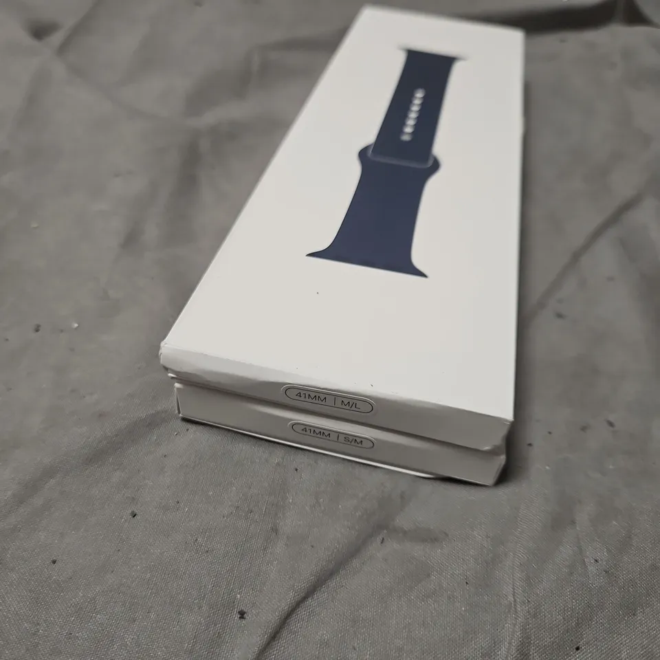 APPLE WATCH STORM BLUE SPORT BAND – 41MM M/L & 41MM S/M (TWO BOXES)