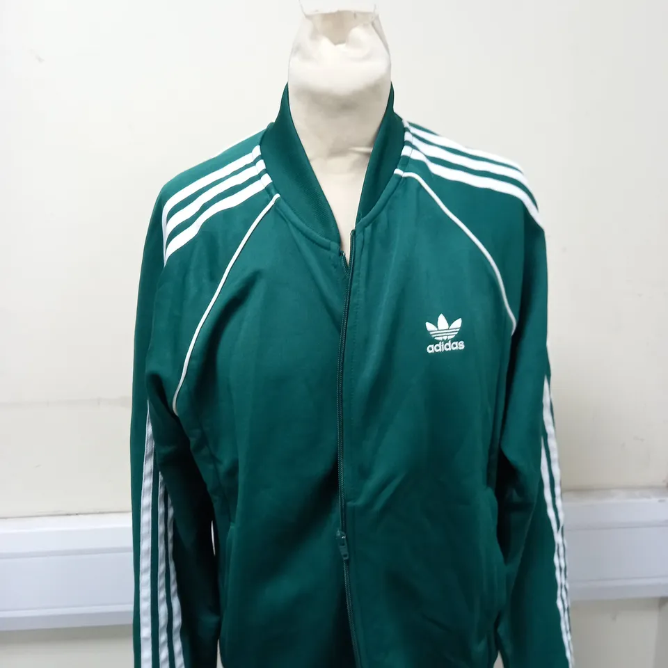 ADIDAS ORIGINAL ZIPPED TRACKSUIT TOP SIZE L