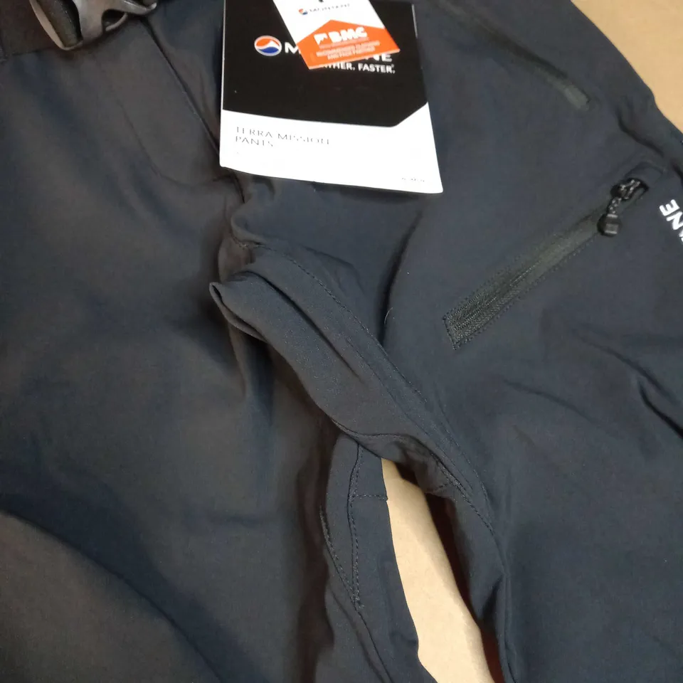 MONTANE BLACK MISSION PANTS - SIZE 8