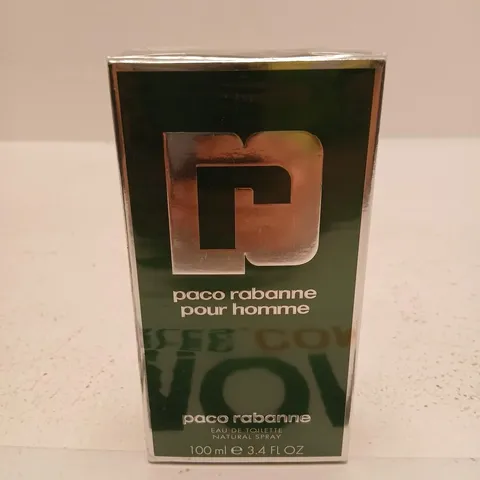 SEALED PACO RABANNE EAU DE TOILETTE NATURAL SPRAY - 100ML